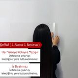 Akıllı Kağıt - 120x300 Cm Şeffaf , 2 Adet Elektrostatik Tutunan Yazı Tahtası