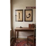 Akıllı Kağıt Cam Görünümlü Yapışkanlı Elif-Vav Tablo Dini (Model- 51)