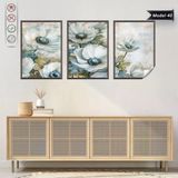 Akıllı Kağıt Statik Tutunma Özellikli Tablo - Poster Çiçek (Model- 40)