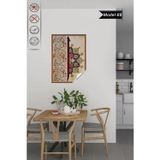 Akıllı Kağıt Statik Tutunma Özellikli Tablo - Poster Dini (Model- 88)