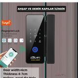 Akıllı Kapı Kilidi Ahşap Ve Demir Kapılar İçin Uygundur-Cam Kapıya Uygun Değildir.