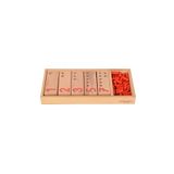 Akıllı Karınca Montessori Ahşap Eğitici Oyuncak Montessori Kırmızı Sayı Çubukları Matematik Sayılar