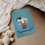 Akıllı Kaykay Çocuk Odası Duvar Posteri Çerçeveli Tablo Duvar Dekorasyonu - 21 x 30 - Çerçevesiz Poster