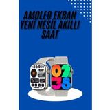 Akıllı Kol Saat Amoled Ekran Android ve İOS Uyumlu Arama Konuşma
