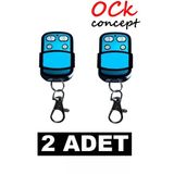 Akıllı Kopyalanabilir Kepenk Kumandası, Garaj Kumandası, Otopark Kumandası, Bariyer Kumandası, Wicom Uk 44 Kumanda (2 Adet)