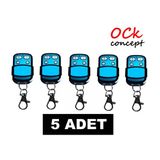 Akıllı Kopyalanabilir Kepenk Kumandası, Garaj Kumandası, Otopark Kumandası, Bariyer Kumandası, Wicom Uk 44 Kumanda (5 Adet)
