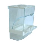 Akıllı Kuş Yemliği Taban Hazneli Beyaz (10-7,5)-14,5 cm