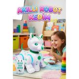 Akıllı Müzikli Robot Kedi Uzaktan Kumandalı, Dans Eden, Hikaye Anlatan Eğitici Oyuncak - Led Işıklı