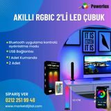 Akıllı Pixel Rgbic 2'li Led Tüp Bar - Polikarbon Modern Tasarım