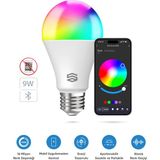 Akıllı RGB LED Ampul Bluetooth 16M Renk, Ayarlanabilir Parlaklık - Gün Işığı
