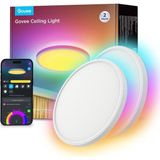 Akıllı Rgbıc LED Tavan Lambası 30CM - 2400LM, Alexa & Google Asistan Uyumlu, Rgbww Renkli Aydınlatma, 16M Renk, Ayarlanabilir Işık, Uygulama Kontrollü