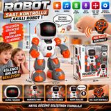 Akıllı Robot Oyuncak Saat Kontrollü Pilli Sesli Işıklı Dijital Robot Çocuk Oyuncağı