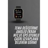 Akıllı Saat 2.02 İnch Nabız Ölçer Arama Konuşma Müzik Dinleme - Lisinya