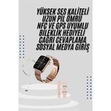 Akıllı Saat 3 Kordonlu ve Aksesuarlı Bayanlar Için Şık Rose Renk - COMPTR8236-3420 - Çok Renkli