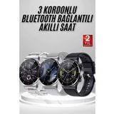 Akıllı Saat Amoled Ekran Bluetooth Bağlantılı Sesli Görüşme Nabız Ölçer