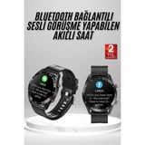 Akıllı Saat Amoled Ekran Metal ve Deri Kordonlu Uyku ve Sağlık Takibi Titreşimli - 01P-Pembe - 35 - 48 mm