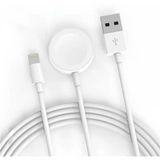 Akıllı Saat (Apple Watch Se/7/6/5/4/3/2/1)Lightning-Wireless Usb Şarj Kablosu 1.2M