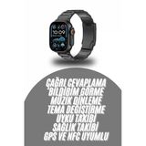 Akıllı Saat Arama Konuşma Gps Nfc Özelliği 3 Kordonlu Amoled Ekran