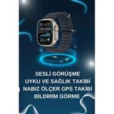 Akıllı Saat Bluetooth Bağlantılı Nfc Gps Uyumlu Nabız Ölçer Sesli Görüşme