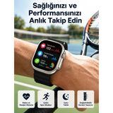 Akıllı Saat Çok Fonksiyonlu Unısex Sosyal Medya Girişli Bluetooth Bağlantılı - Lisinya