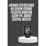 Akıllı Saat Çok Fonksiyonlu Uyku Takibi Adımsayar Nabız Ölçer Arama Cevaplayan Mir93611127
