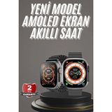 Akıllı Saat Kordon Hediyeli Güçlü Batarya Kapasiteli Titreşimli Bildirim Görme Unisex