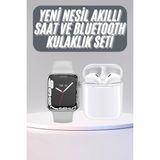 Akıllı Saat Kulaklık Hediyeli Uyku ve Sağlık Takibi Yapabilen Uzun Ömürlü - SPTROT9223-2872 - Çok Renkli