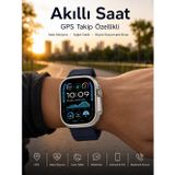 Akıllı Saat Nabız Ölçer Uyku Takibi Adımsayar Alarm ve Hatırlatıcı Çağrı Cevaplama Yeni