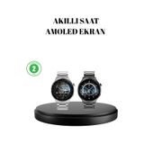 Akıllı Saat Nfc Bluetooth Arama Ve Kablosuz Şarj Özellikli