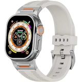 Akıllı Saat Spor Kayışı, Silikon Malzeme, Watch Series 46Mm Uyumlu Silikon Krem Kordon