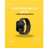 Akıllı Saat SQ-16 Mini Series 10 Unisex Tasarım, Sağlık ve Spor Takibi