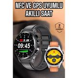 Akıllı Saat Titreşimli Pusula Nabız Ve Tansiyon Ölçer Nfc Uyumlu - Lisinya
