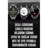 Akıllı Saat Titreşimli Pusula Nabız Ve Tansiyon Ölçer Nfc Uyumlu Mir07907371