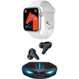 Akıllı Saat ve Işıklı Bluetooth Kulaklık Kampanya Seti, Şık ve Fonksiyonel Seçim - Seçenek 1 - Altın - Gümüş - Bakır