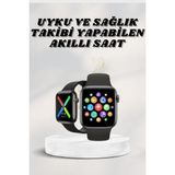 Akıllı Saat Wireless Şarj Yüksek Çözünürlüklü Müzik Dinleme Sesli Cevapla - TK002M-6VM3H - Çok Renkli