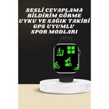 Akıllı Saat Wireless Şarj Yüksek Çözünürlüklü Müzik Dinleme Sesli Cevaplama Nemere - 1 - Renkli