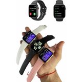 Akıllı Saat Yeni Nesil Android ve Ios Uyumlu Titreşim Modlu Alarm Kronometre - Altın - Siyah - 35 - 48 mm - Belirtilmemiş