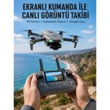 Akıllı Sensörlü Drone Canlı Görüntü Aktarımlı - Lisinya - Siyah