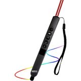 Akıllı Tahta/telefon/tablet Dokunmatik Kalem Lazer Presenter Kablosuz Sunum Kumandası-Fiber Uçlu-2 - Siyah - Pointer-2