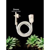 Akıllı Tasarım Ultra Ince Tekli Uzatma Kablosu 3 M | 3×1.5 Mm² | Güçlü Performans - Beyaz