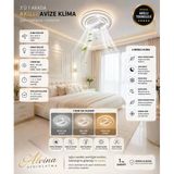 Akıllı Tavan Ayarlanabilir Klima Modu Ayarlanabilir Renk Ayarı Ve Dimmer Özelliği Beyaz Panel