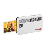 Akıllı Telefon için Kodak Mini 2 Retro Mobil Fotoğraf Yazıcısı (iPhone ve Android) - Beyaz - 8 Sayfa (54x86 mm, 4Pass Teknolojisi Laminasyon)
