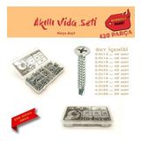 Akıllı Vida Seti - Havşa Başlı, Dopdolu Paket 420 Parça