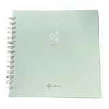 AKILLICA 15x15 cm Kare Yeşil Notebook Noktalı Spiralli Defter
