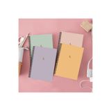 AKILLICA 4'lü 10x13.5 CM Çizgisiz Karton Kapak Notebook Moon Series Spiralli Defter