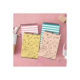 AKILLICA 4'lü 13x20 CM 50 Yaprak Çizgili Karton Kapak Line Sky Üstten Spiralli Defter