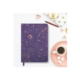 AKILLICA Çizgili 13x21 cm Hardcover Purple Sert Kapak Defter