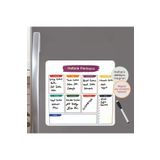 AKILLICA Haftalık Magnet Planlayıcı Buzdolabı Magneti 30x30 Cm Ve Kalem 2 Adet