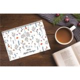 AKILLICA Haftalık Planlayıcı 13.5x19.5 cm Weekly Planner Flower Defter