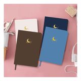 AKILLICA Noktalı Sert Kapak 13x21 cm Hardcover Coffee Misty Rose Sky Blue Navy Blue 4'lü Defter Seti